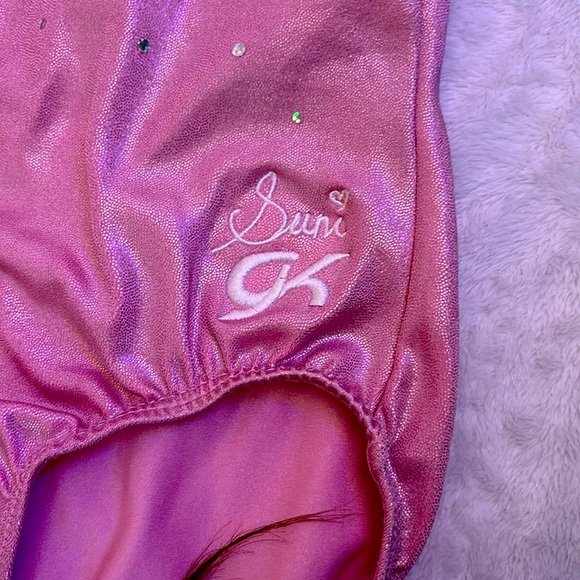 GK Girl’s Suni Pretty In Pink Gymnastics Leotard Kids | Color: Pink | Size: AS - Picture 2 of 6
